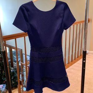 Chelsea 28 womens blue cocktail dress